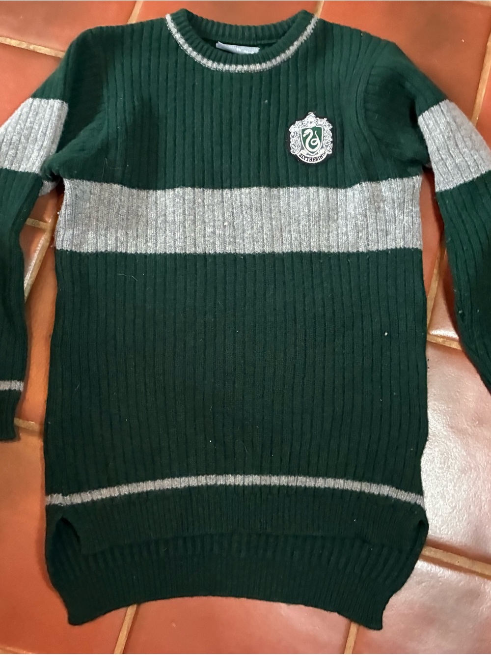 Wizarding World Harry Potter Slytherin Sweater Wool Universal Studios Scotland